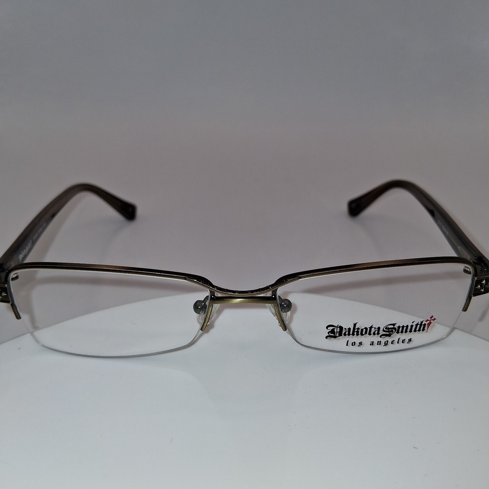 Dakota Smith Justice Eyeglass Frames Antique Gold 53 - 17-145 FRAMES ONLY